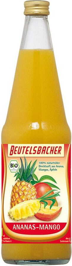 Ananassaft - Mango BIO 700 ml - BEUTELSBACHER