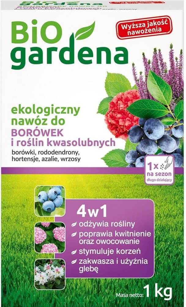Eco 1 kg hnojivo pro borůvky a acidofilní rostliny - BIO GARDENA