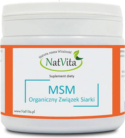 MSM organisches Schwefelverbindungspulver 250g NATVITA