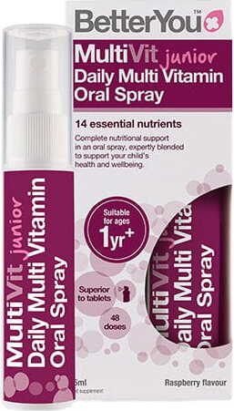 Multivitamin Junior Spray Multivit Junior Dail Multivitamin Oray Spray 48 Porcí 25ml BETTERYOU
