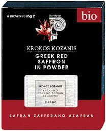 Serbuk Safran BIO (4 x 025 g) 1 g - KROKOS KOZANIS