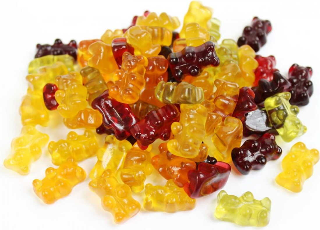 Gumíkové medvídky (MEDVĚDI) BEZ ŽELATINY BIO (SUROVINA) (15 kg)