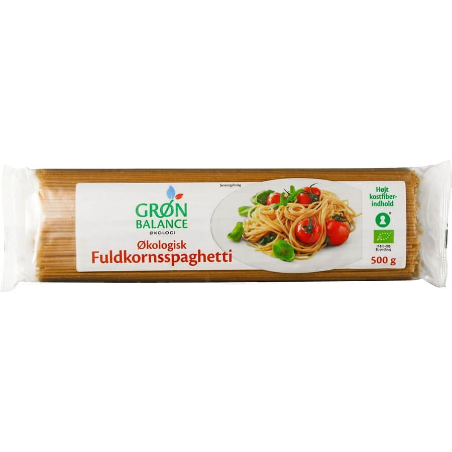 Pasta (fullkornsgryn) Spaghetti EKO 500 g - GRON BALANCE