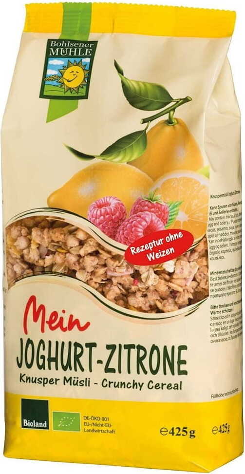 Yogurt croccante e limone BIO 425 g - BOHLSENER MÜHLE