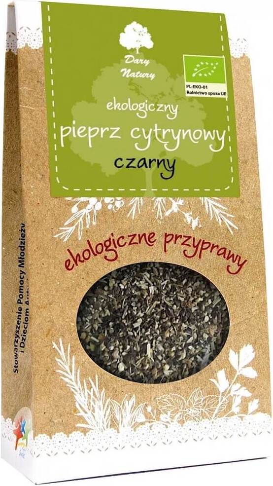 Černý citronový pepř BIO 50 g - DARY PŘÍRODY