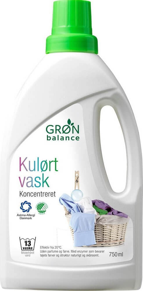 Tekutý prostředek na praní barevného prádla 750 ml - GRON BALANCE