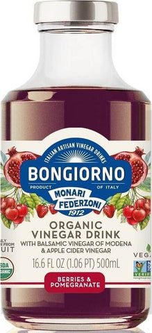 Beeren- und Granatapfelgetränk mit Balsamico-Essig aus Modena BIO 500 ml - BONGIORNO