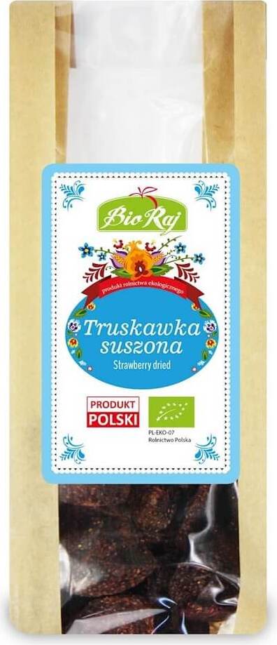 Tørkede jordbær BIO 50 g - BIO RAJ