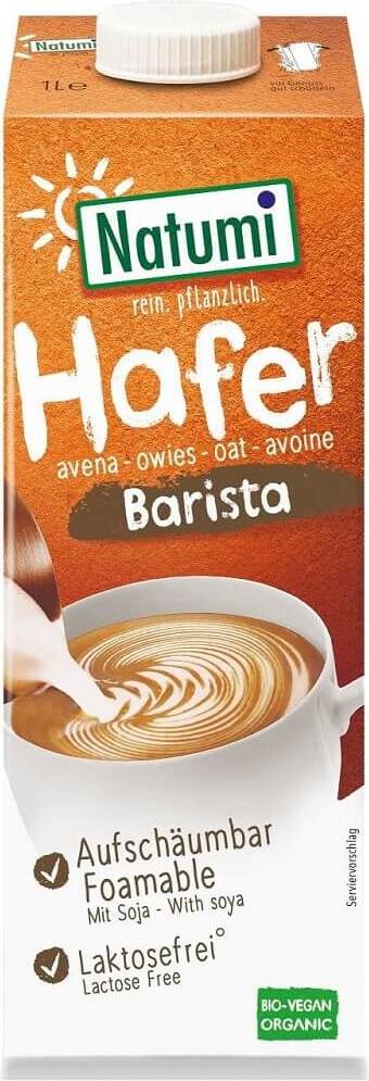 Haferdrink mit Soja Barista BIO 1000 ml - NATUMI