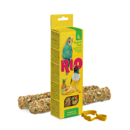 Stick für Papageien tropische Früchte 2x40g [22110] - RIO