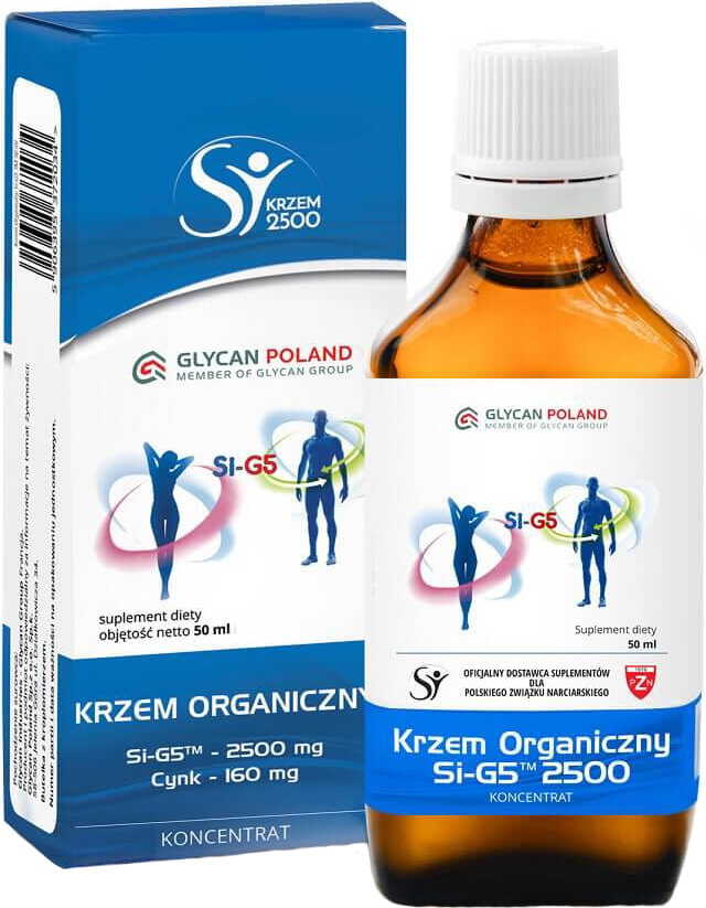 Siliciu organic Si - g5 2500 + Concentrat 50 ml GLYCAN POLAND