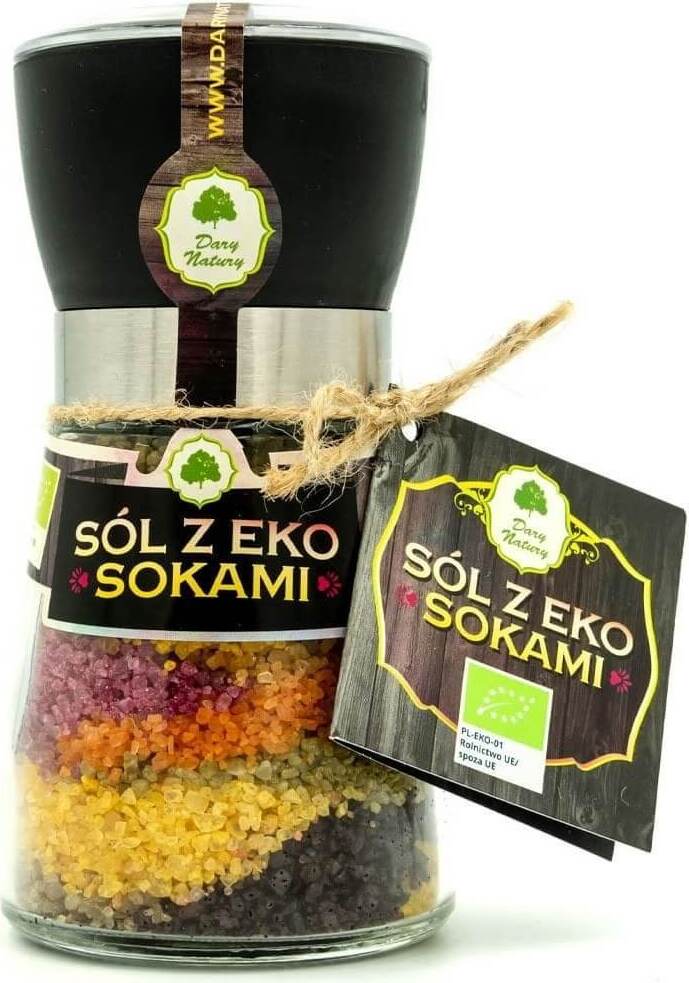 फल और सब्जी के रस के साथ जैविक नमक 200 ग्राम - प्रकृति का उपहार