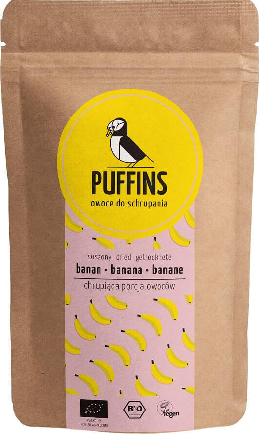 Tørret banan BIO 40 g - Papageientaucher