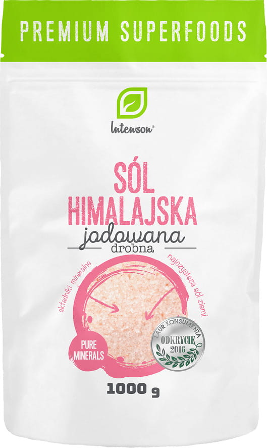 Himalaya sal rosa iodado fino 1000g INTENSON