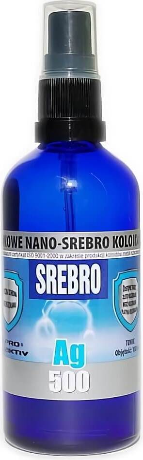 Neiontové koloidní nano stříbro ag 500 50ppm 100ml PRO AKTIV
