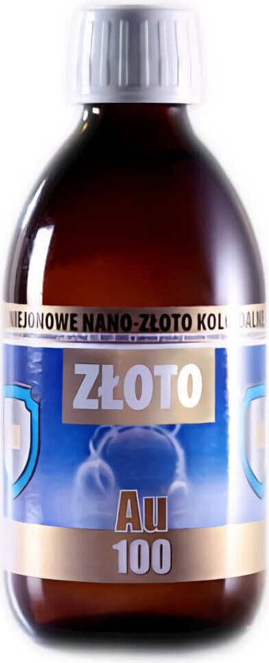 Koloidní neiontové nanozlato AU 100 10ppm 300ml PRO AKTIV