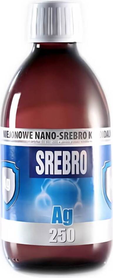 Koloidní neiontové nano stříbro ag 250 25ppm 300ml PRO AKTIV