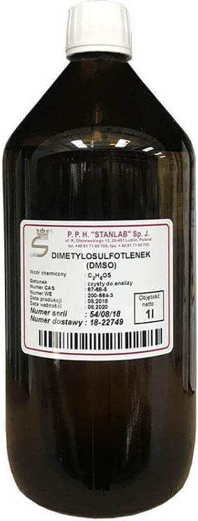 Dimethylsulfoxid dmso Glasflasche 1000ml STANLAB