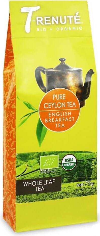 Organic English Breakfast Black Tea 75 g - T'RENUTE