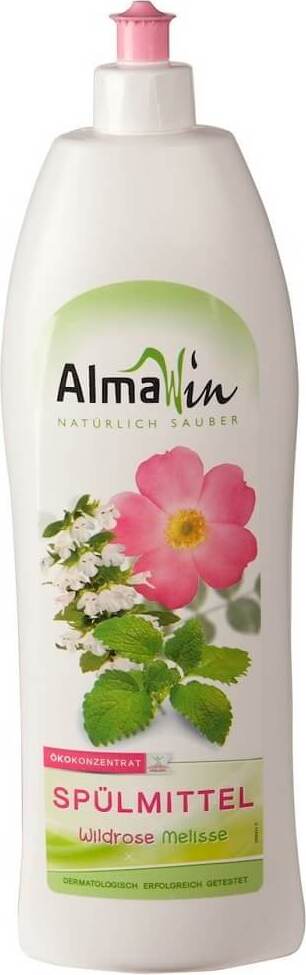 Wildrose Geschirrspülmittel - Zitronenmelisse eco 1000 ml - ALMAWIN