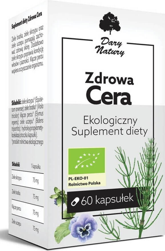 Zdravá pleť BIO 60 kapslí (300 mg) - DARY PŘÍRODY