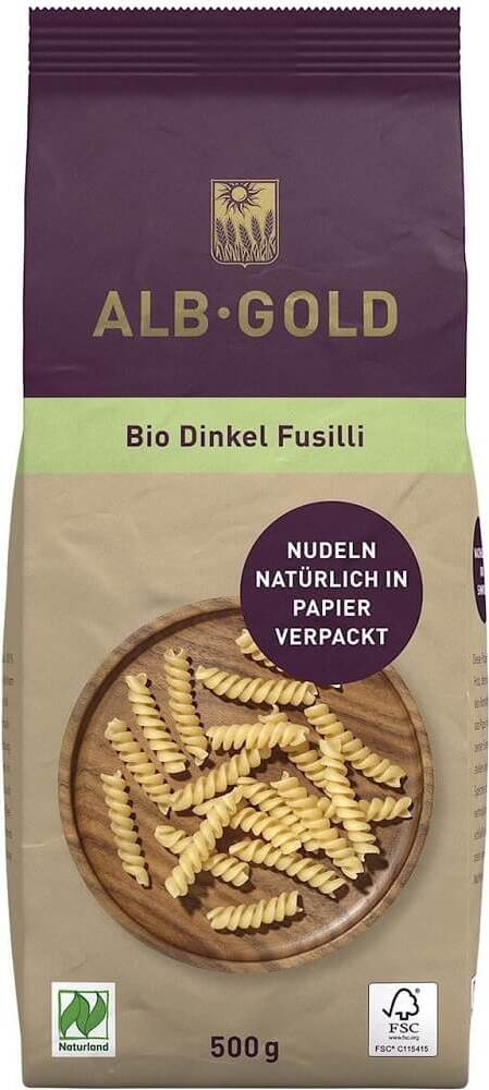 Těstoviny (špalda) BIO-Gimlets 500 g - ALB GOLD
