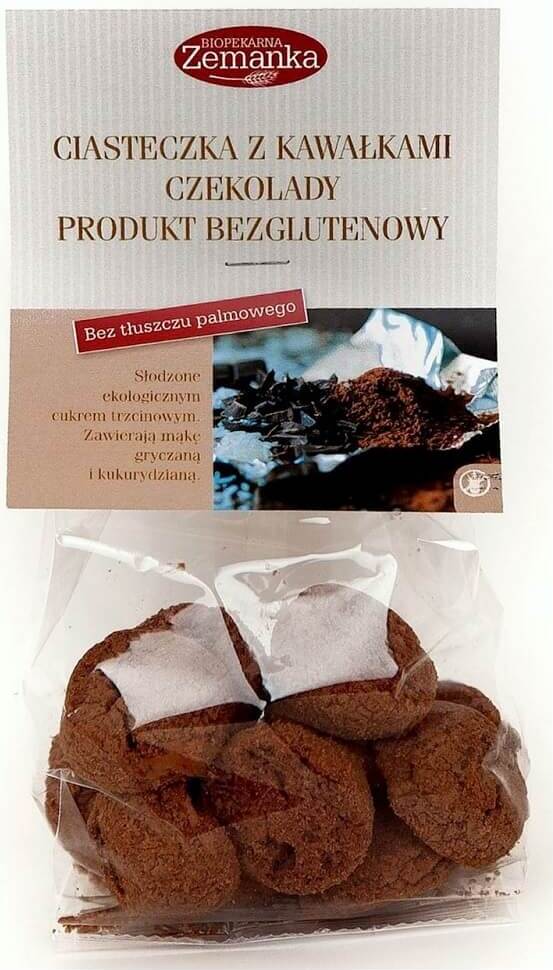 Glutenfrie sjokoladekjeks BIO 100 g - ZEMANKA