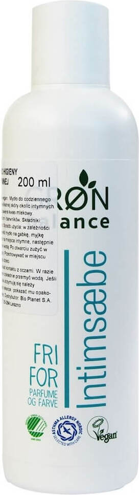 Intimvaskesåpe 200 ml - GRON BALANCE