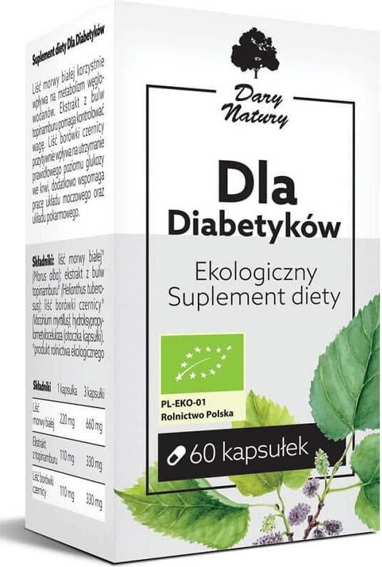 Pro diabetiky BIO 60 kapslí (440 mg) - DARY PŘÍRODY