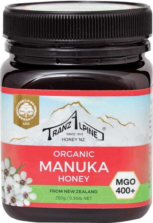 Manukahunaja MGO 400 + BIO 250 g - TRANZALPINE