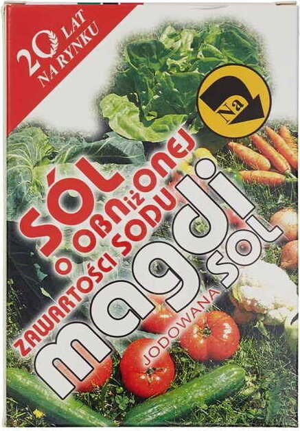 Natriumfattigt salt (karton) magdi 500 g MANAVITA