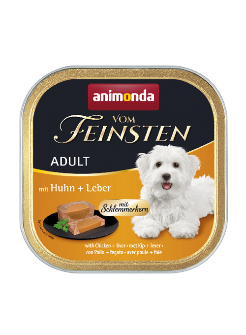 Vom Feinsten Gourmet Center Hühner- und Lebergericht 150g - ANIMONDA