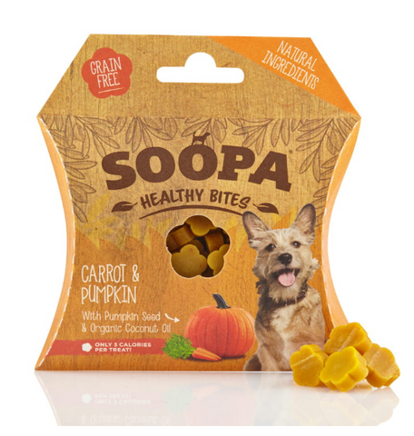 Healthy BITES Pumpkin & Carrot (Kürbis und Karotte) 50g - SOOPA