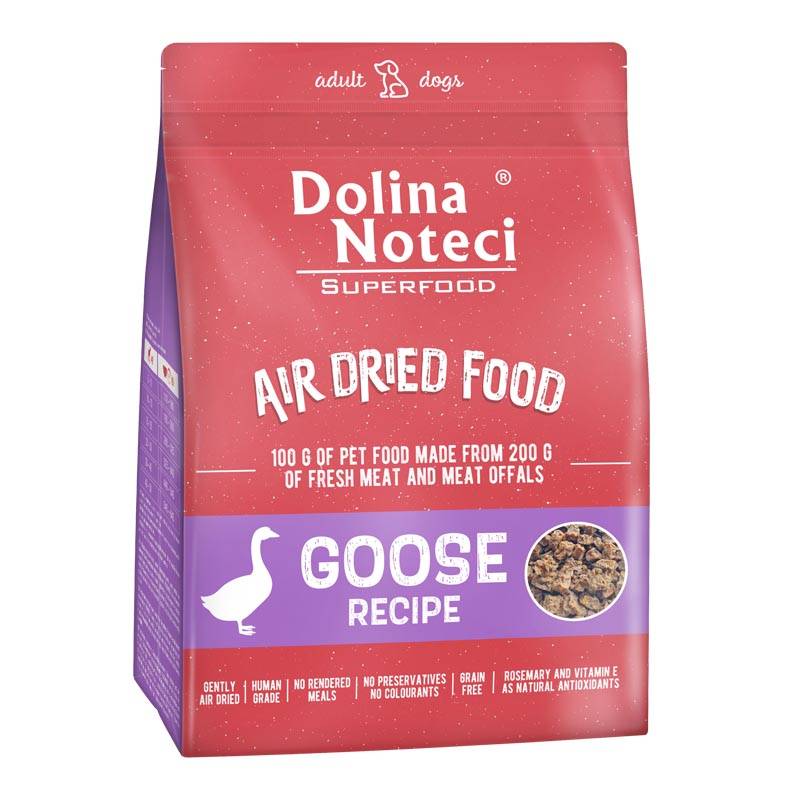 SUPERFOOD Gänsegericht Hundetrockenfutter 1kg - DOLINA NOTECI