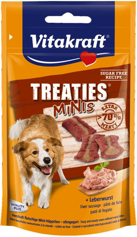 TREATIES BITS Leckerli mit Leber für Hunde 120g - VITAKRAFT