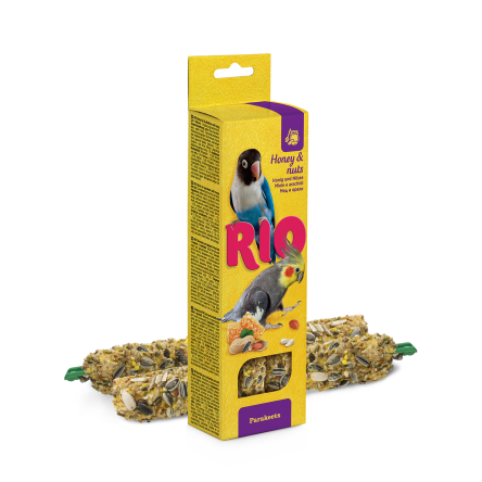 Stick für Papageien Honig und Nüsse 2x75g [22140] - RIO