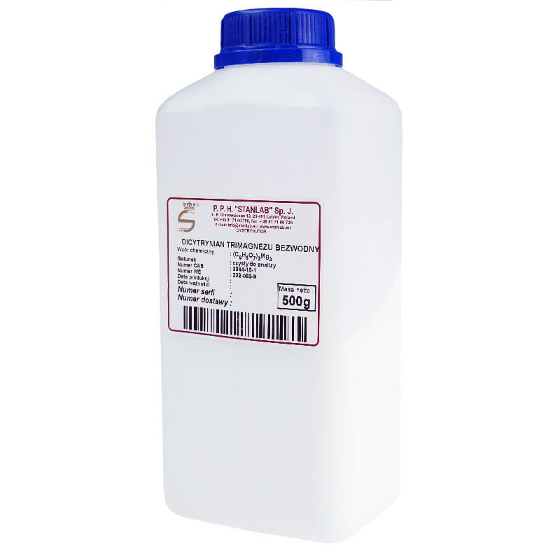 Trimagnesiumdicitrat wasserfrei pro 500 g STANLAB