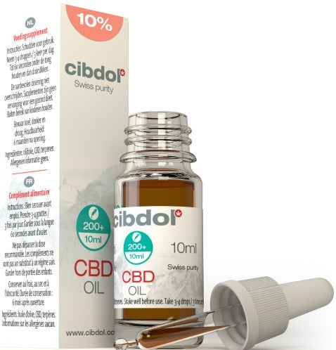 Olio di canapa CBD 10% 1000mg 10ml CIBDOL SWISS PURITY