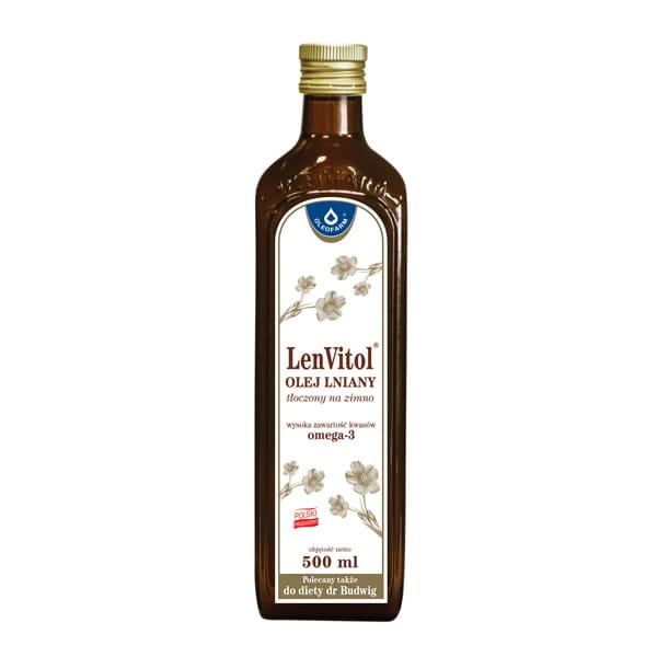 Lenvitol kaltgepresstes Leinöl 500ml OLEOFARM