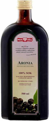 Aroniasaft 100% zuckerfrei 500 ml POLSKA ROSA