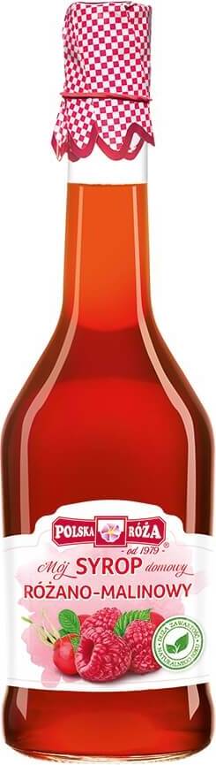Rosen- og hindbærsirup 500 ml POLSKA ROZA