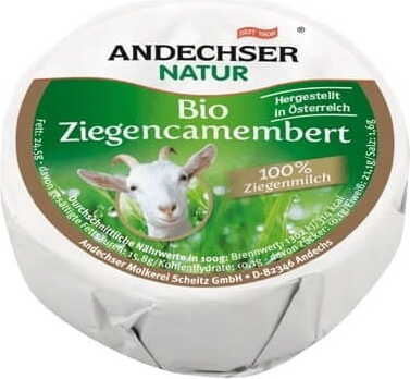 Ziegencamembert 50% BIO 100g ANDECHSER NATUR