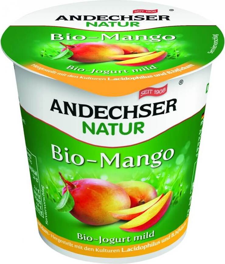 Mangojoghurt 37% BIO 150 g ANDECHSER NATUR