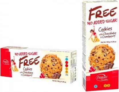 Biscuits aux canneberges sans sucre 135 g BOGUTTI