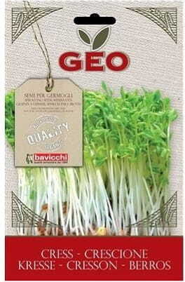 เมล็ดเครสสำหรับการงอก อินทรีย์ 35 กรัม GEO