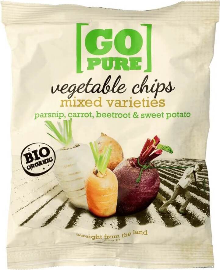 Bio zöldségchips gluténmentes keverék 40 g GO PURE
