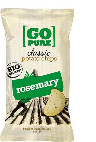 Glutenfreie Rosmarinchips BIO 125 g GO PURE