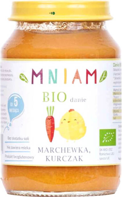 Cenoura, frango a partir de 5 meses ORGÂNICO 190 g YUM