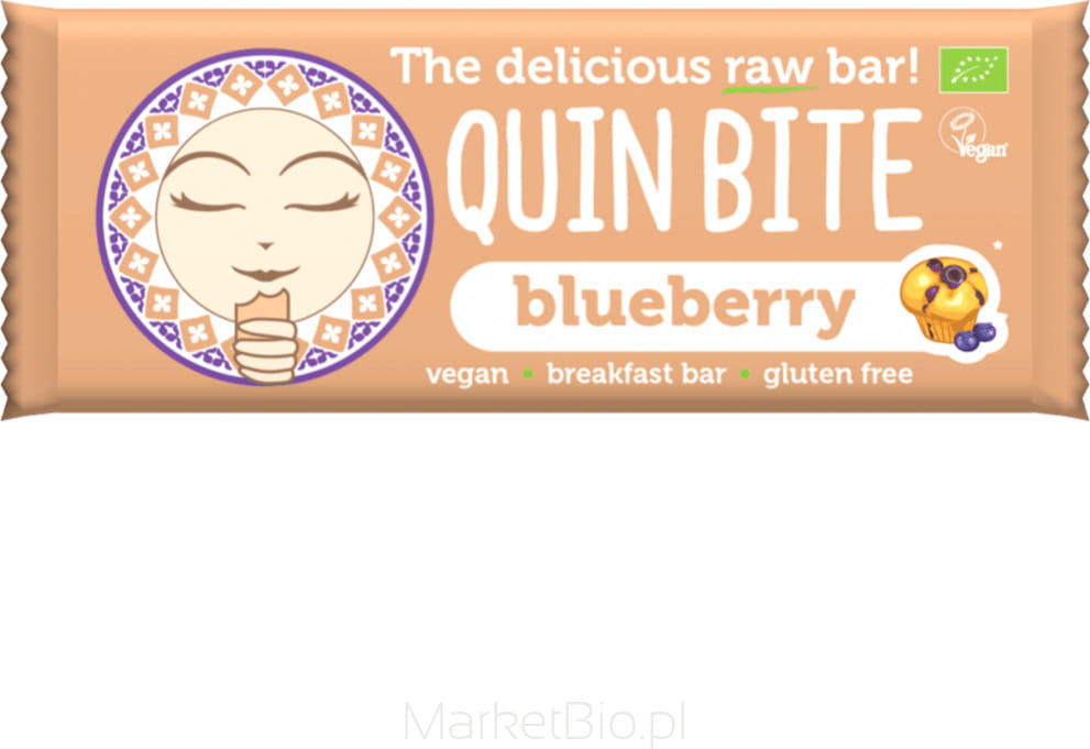Barre crue myrtille sans gluten BIO 30 g QUIN BITE
