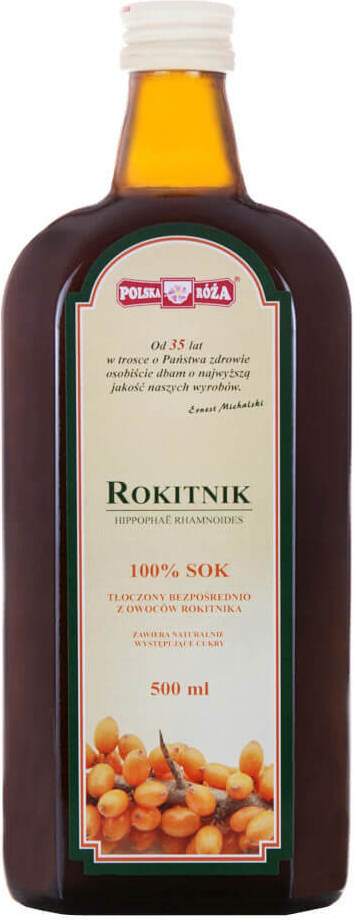 Sanddornsaft 100% 500 ml POLSKA RÓŻA